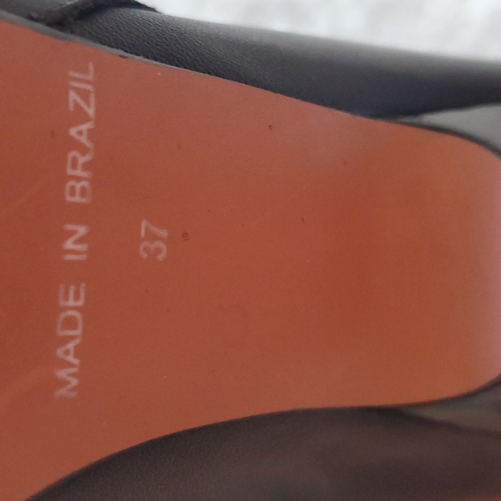 Made in Brazil solid leather Booties - Picture 4 of 5